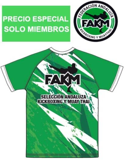  Camiseta oficial Federación Andaluza "FAKM"