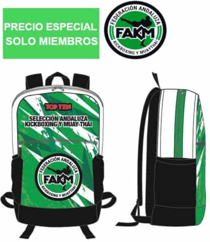 Mochila oficial Federación Andaluza “FAKM”